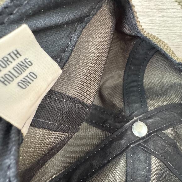 Tanner Goods Corduroy Strap Back Hat Cap Brown Green Earth Tones Adult OS - Picture 5 of 6